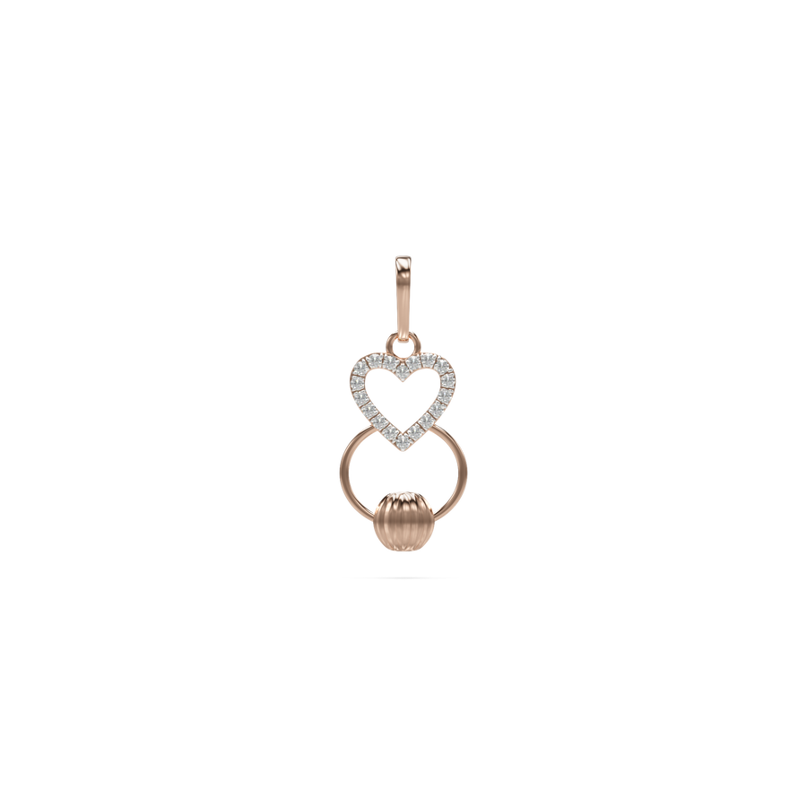 18K Aislinn Diamond Gold Pendant