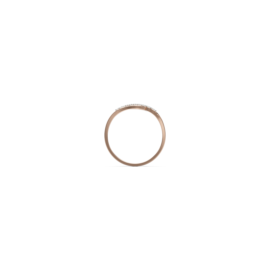 18K Mary Diamond Gold Ring