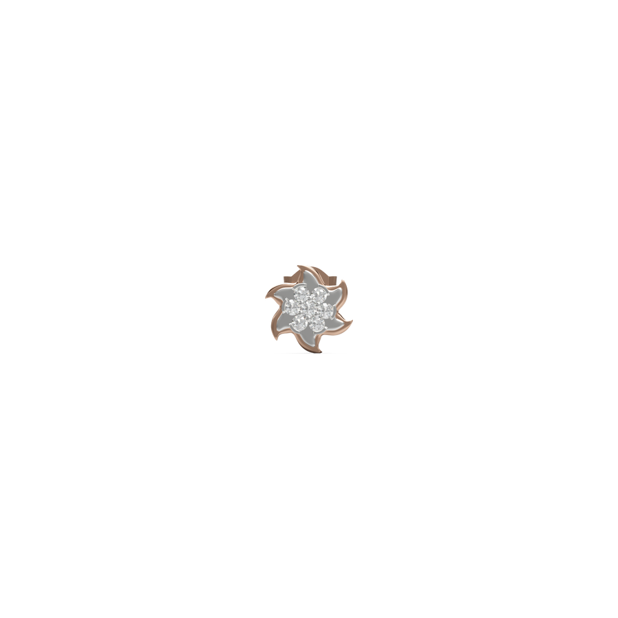 18K Anura Diamond Gold Earring