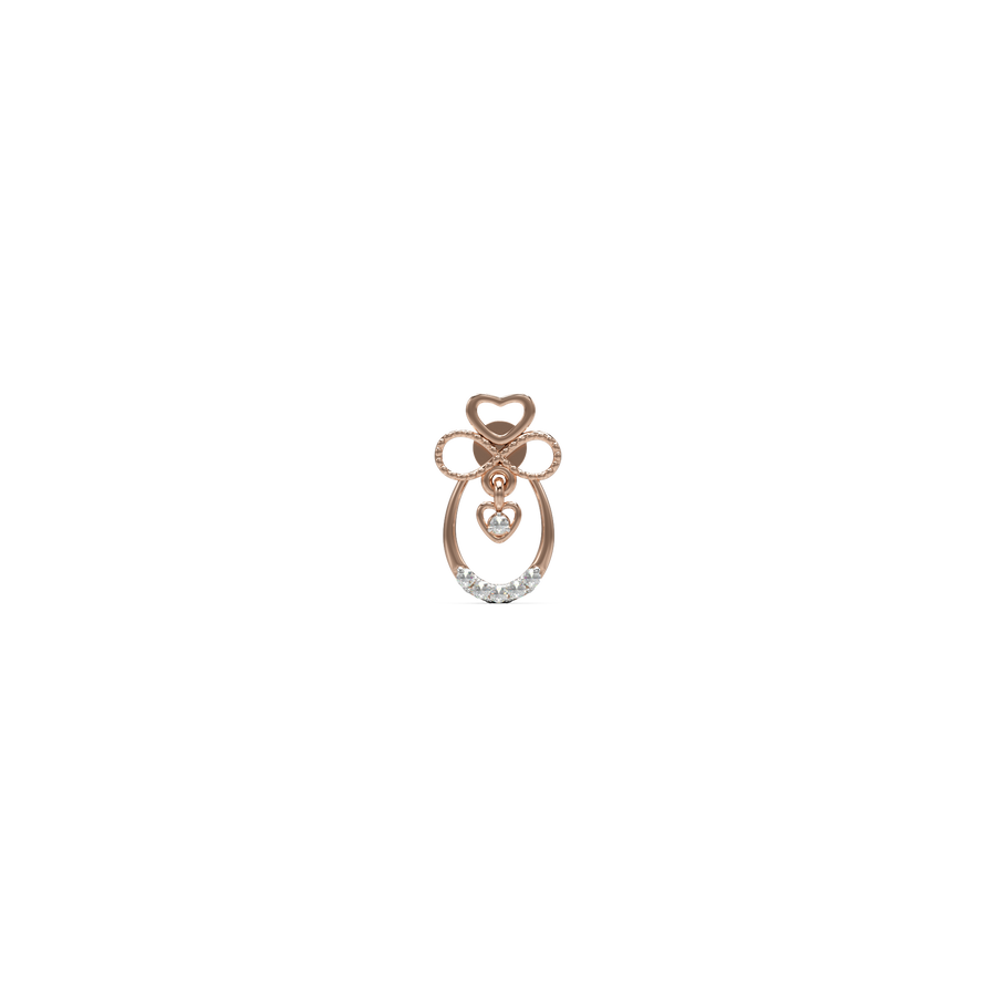 18K Bharka Daimond Gold Earring