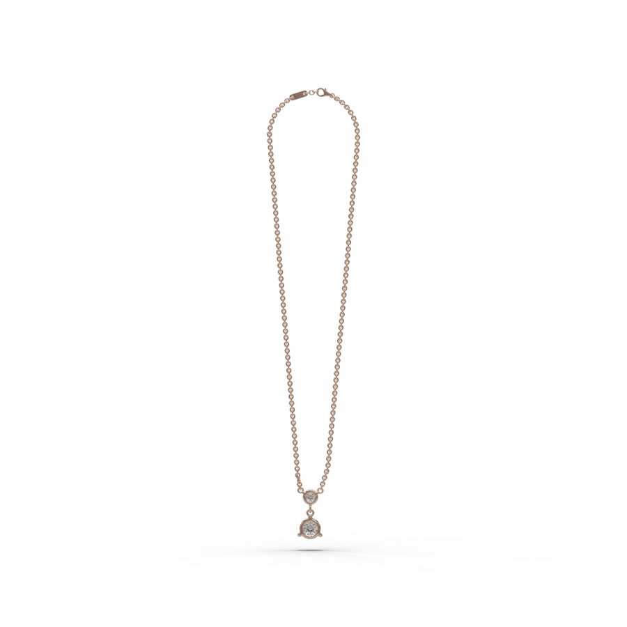 18K Harvi Diamond Gold Necklace