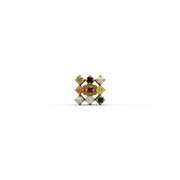 22K Javonte Navaratna Gold Nose Stud