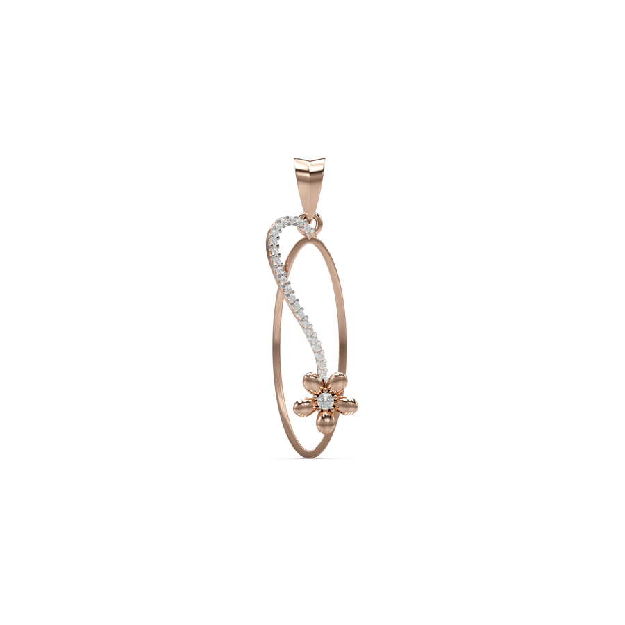 18K Qismat Gold Pendant