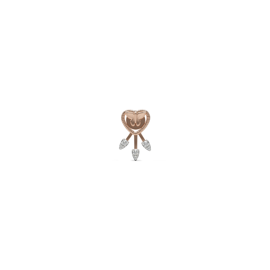18K Emie Diamond Gold Earring
