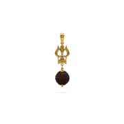 22K Shivom Gold Pendant