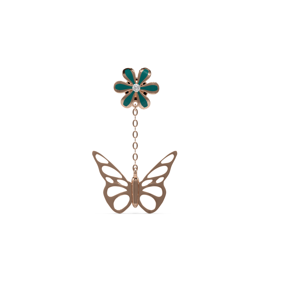 18K Qiana Gold Earring