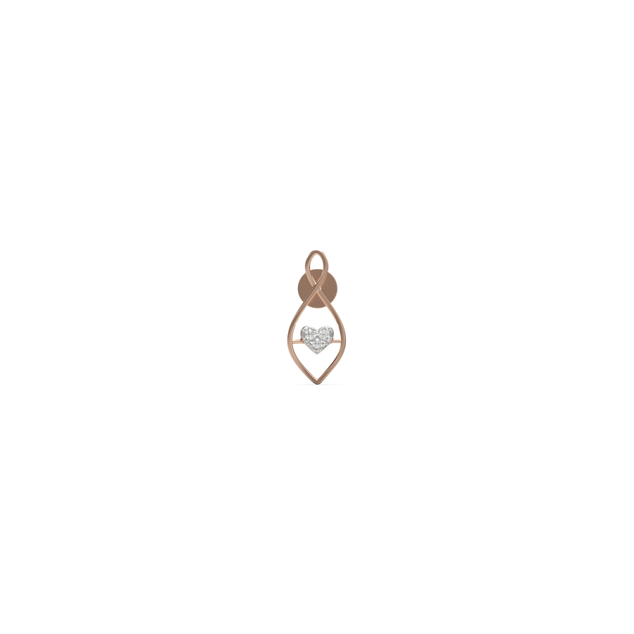 18K Farheena Diamond Gold Earring