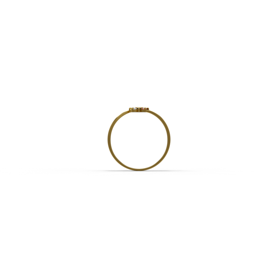 22K Navaratna 10 Gold Ring