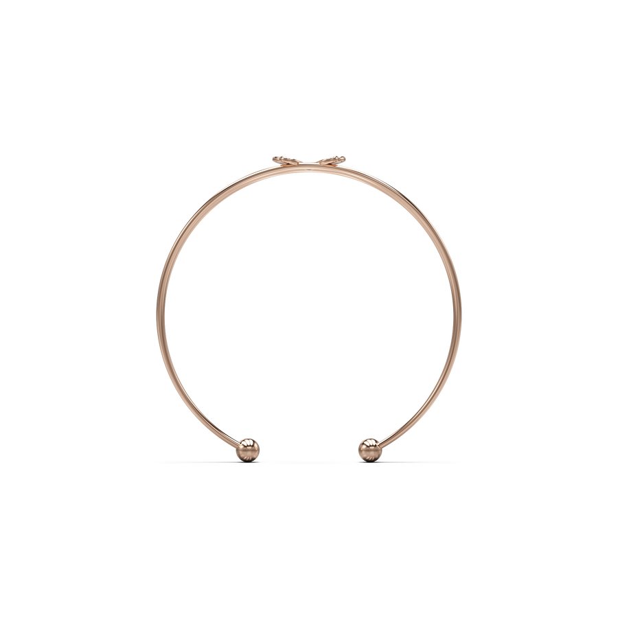 18K Hazel Gold Bangle