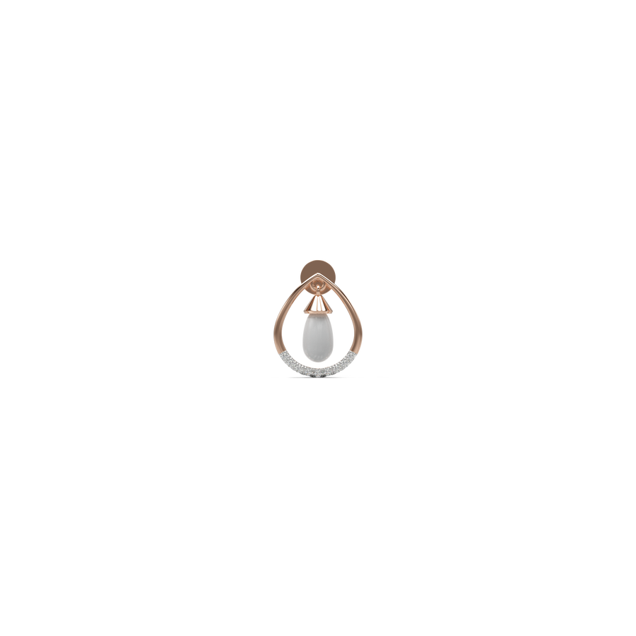 18K Bhavini Diamond Gold Earring
