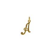 22K Alphabet Gold Pendant