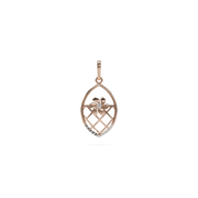18K Ashlin Diamond Gold Pendant