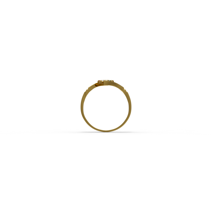 22K Navaratna 1 Gold Ring