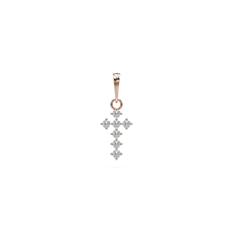 18K Ekisha Diamond Gold Pendant