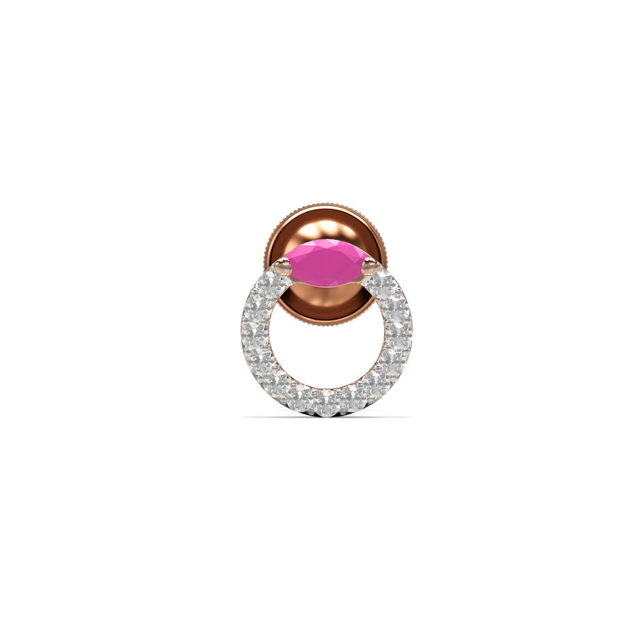 18K Purva Gold Earring
