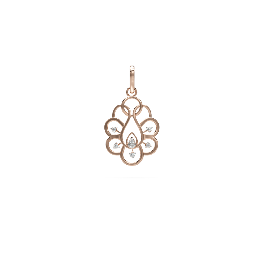 18k Vini Diamond Gold Pendant
