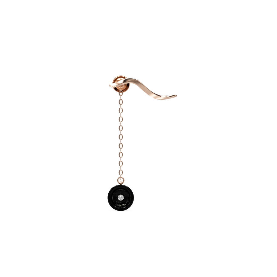 18K Kolten Gold Earring