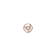 18K Zain Diamond Gold Earring