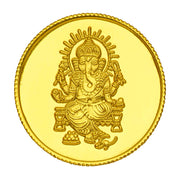22kt 2g Lord Ganesha Gold Coin