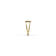 22K Navaratna 3 Gold Ring