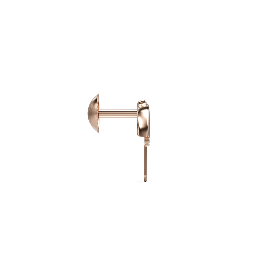 18K Prisha Gold Earring