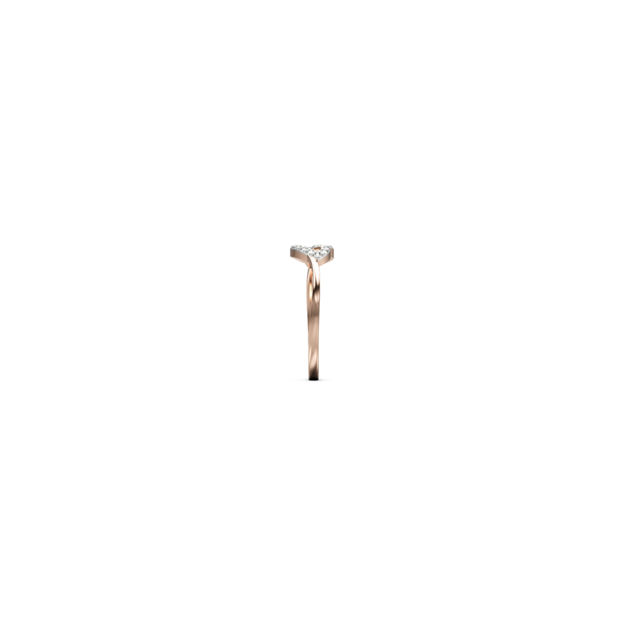 18K Krithika Diamond Gold Ring