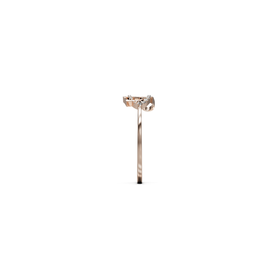 18K Daksha Daimond Gold Ring