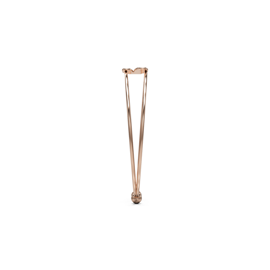 18K Hazel Gold Bangle