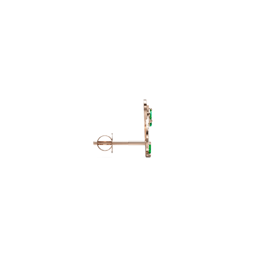 18K Falguni Diamond Gold Earring