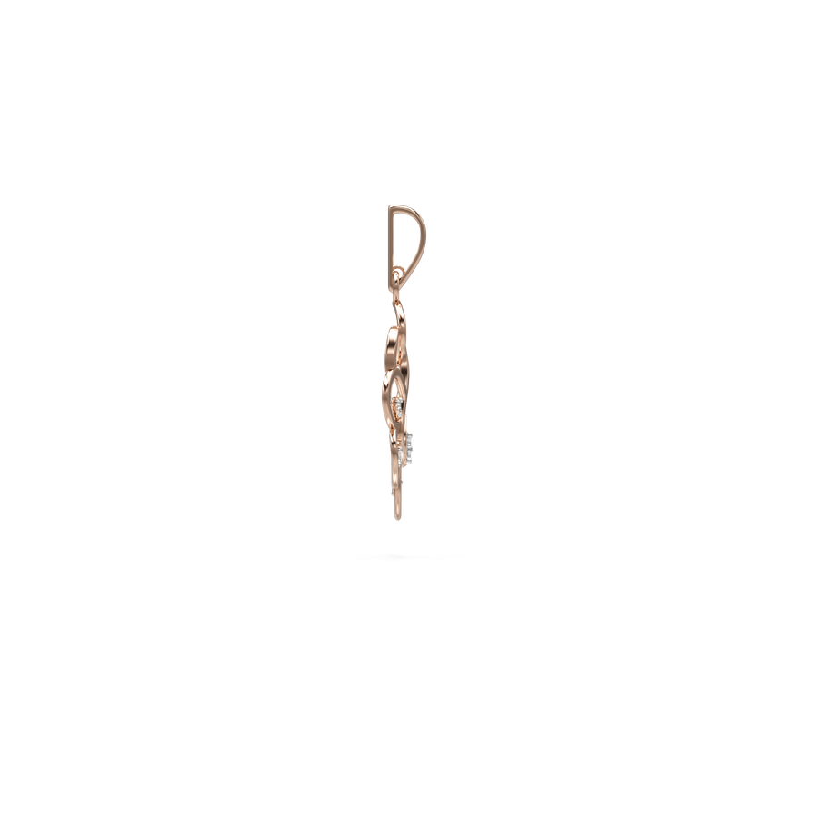 18k Vini Diamond Gold Pendant