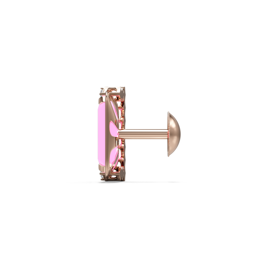 18K Jed Gold Earring