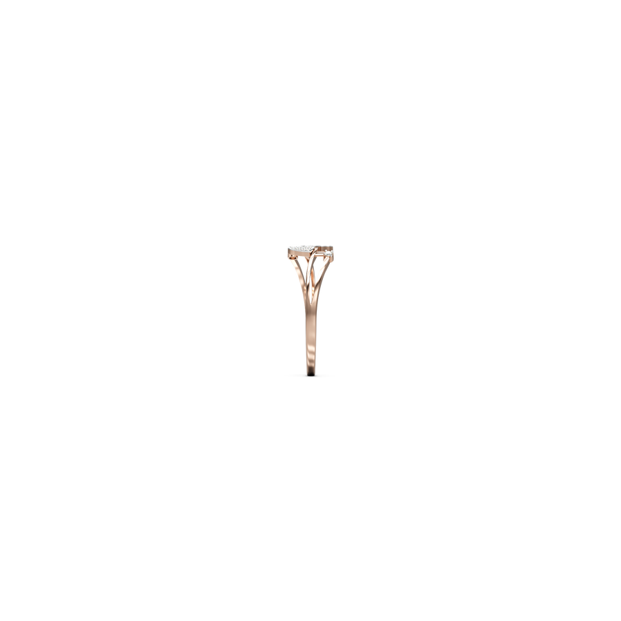18K Zaryn Diamond Gold Ring