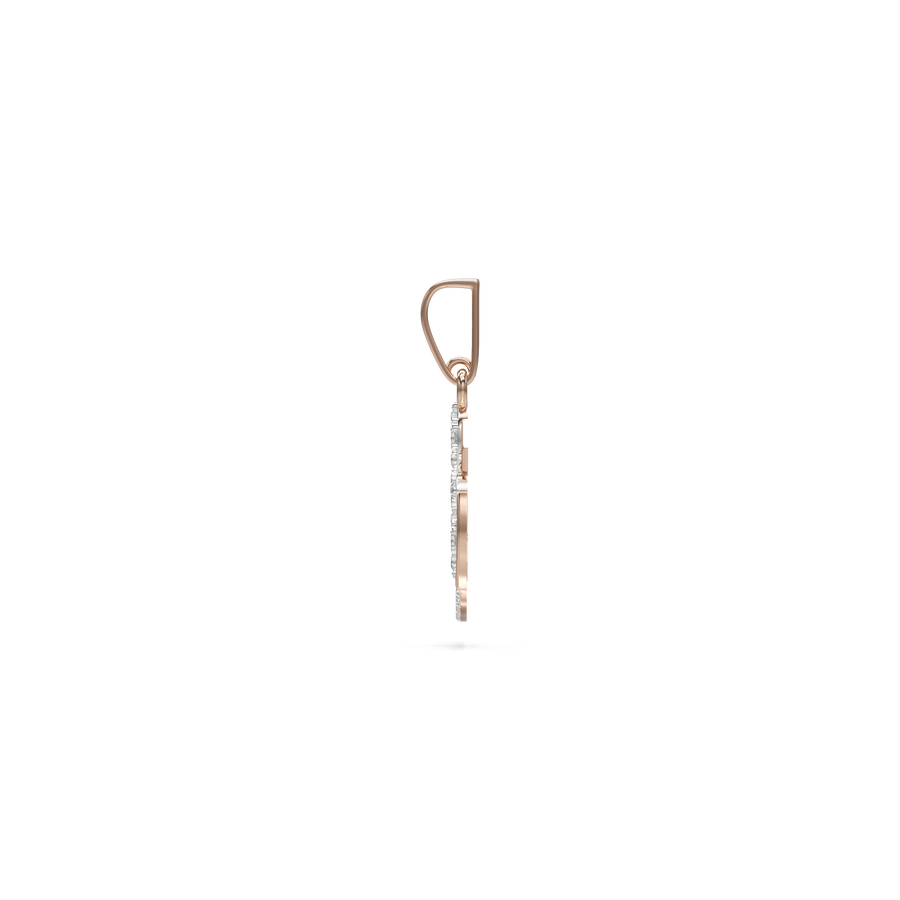 18K Amy Diamond Gold Pendnat