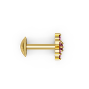 22K Nofa Gold Earring