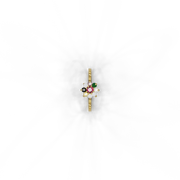 22K Navaratna 5 Gold Ring