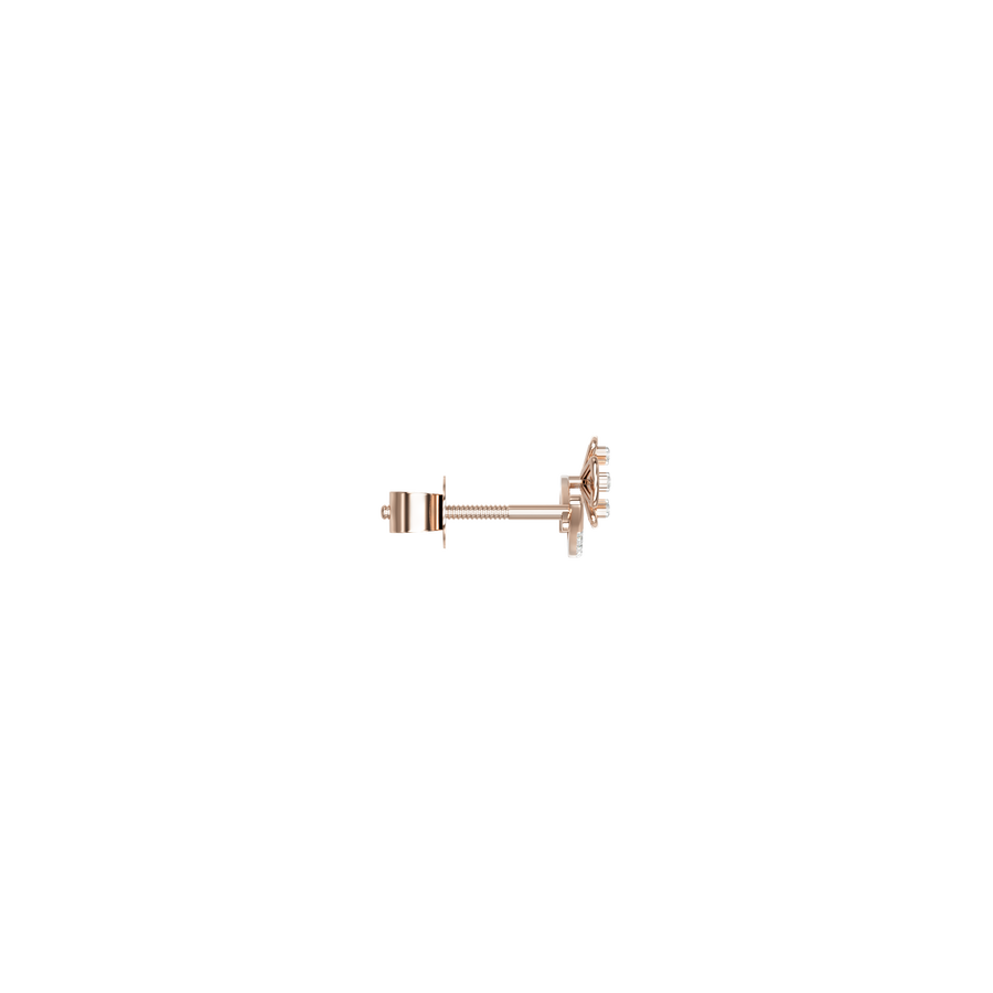 18K Ardra Diamond Gold Earring