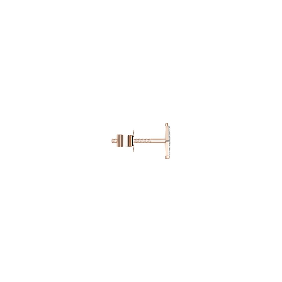 18K Fara Diamond Gold Earring
