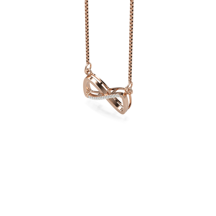 18K Hanshi Diamond Gold Necklace