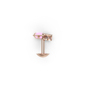 18K Jed Gold Earring