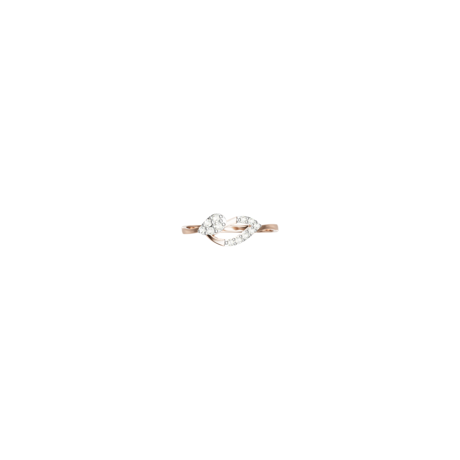 18K Krithika Diamond Gold Ring