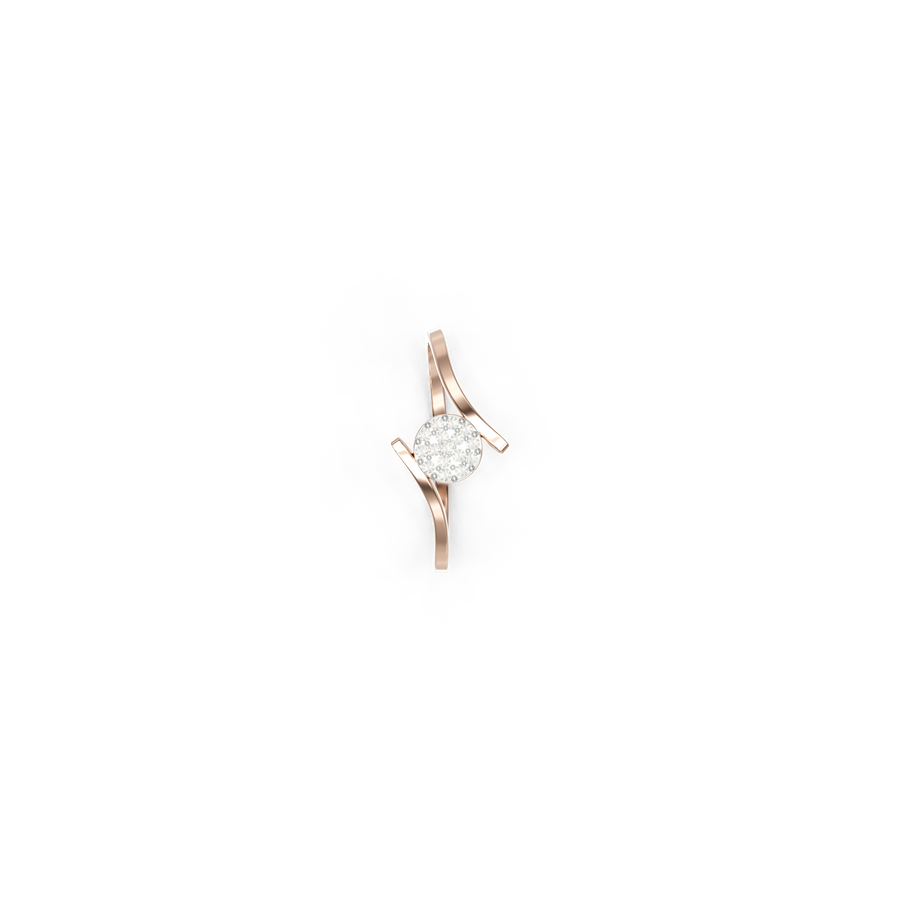 18K Prathik Diamond Gold Ring