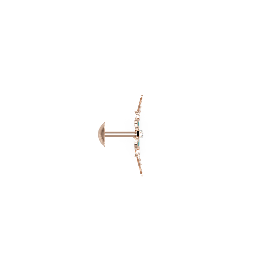 18K Qiana Gold Earring