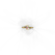 22K Navaratna 9 Gold Ring