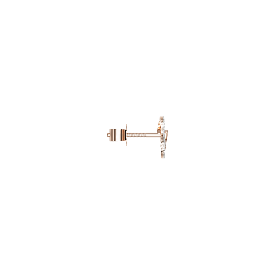 18K Fulki Daimond Gold Earring