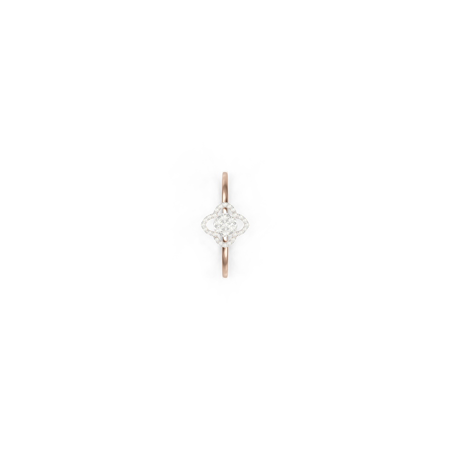 18K Etasha Daimond Gold Ring