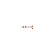 18K Adam Diamond Gold Earring
