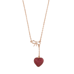 18K Red Heart Necklace