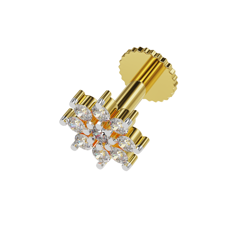18K Olga Diamond Nose Stud
