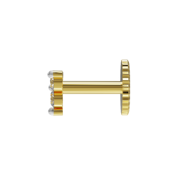 18K Ann Diamond Nose Stud
