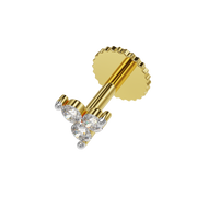 18k Anna Diamond Nose stud